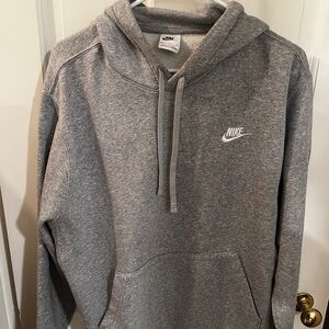 Gray Nike hoodie size Medium